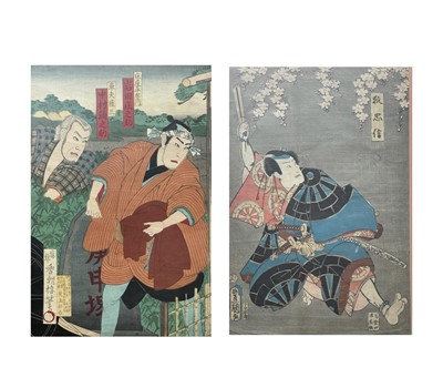Lot 239 - A pair of Japanese original woodblock prints...