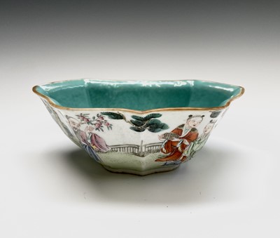 Lot 304 - A Chinese famille rose porcelain bowl,...