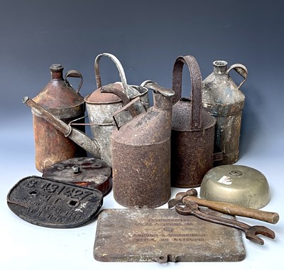 Lot 514 - Railwayana. A collection of railway metalware...