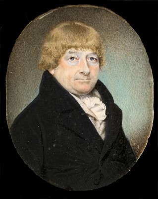 Lot 116 - Portrait miniature. Walter Stephens LETHBRIDGE...
