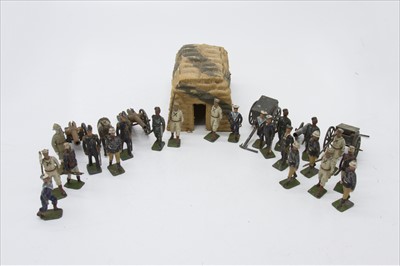 Lot 574 - Lead - Large quantity of lead military figures...