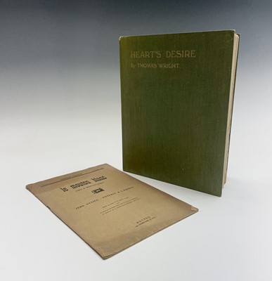 Lot 35 - THOMAS WRIGHT. 'Heart's Desire, Being...