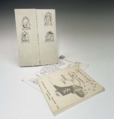 Lot 42 - 142 WILLIAM STOBBS Good original pen and ink...
