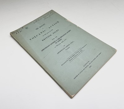 Lot 141 - ARCHIBALD GEIKIE, F.R.S. President. The...