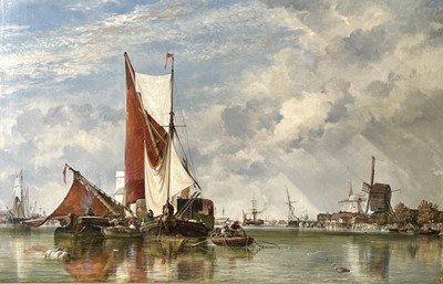 Lot 1065 - Edward William COOKE (1811-1880) The Thames...