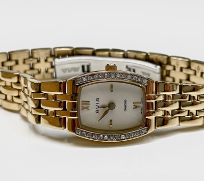 Lot 13 - A gentleman's Golay nickel-plated wrist watch...
