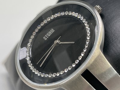 Lot 13 - A gentleman's Golay nickel-plated wrist watch...