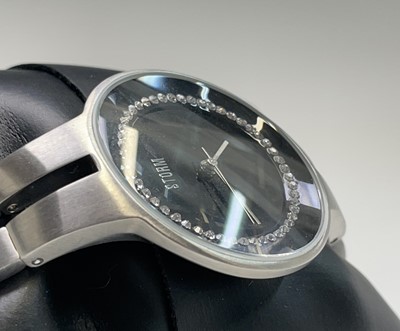 Lot 13 - A gentleman's Golay nickel-plated wrist watch...