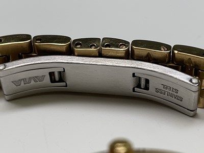 Lot 13 - A gentleman's Golay nickel-plated wrist watch...