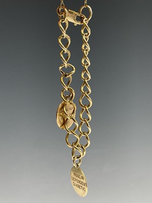 Lot 221 - A 9ct gold identity bracelet 24.2gm