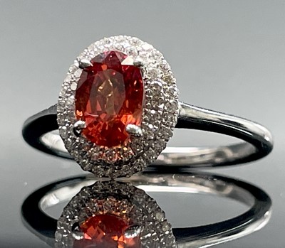 Lot 238 - A very rare Iliana golden and orange oval...