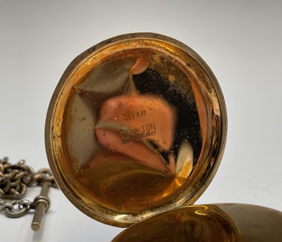 Lot 25 - A Waltham Seven Jewels half hunter keyless...