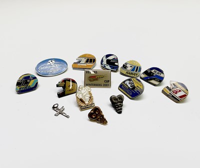 Lot 483 - Motorsport pins and badges