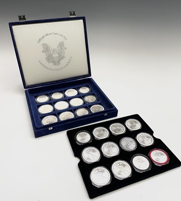 Lot 68 - USA - One ounce fine silver Eagle Dollars x 24...