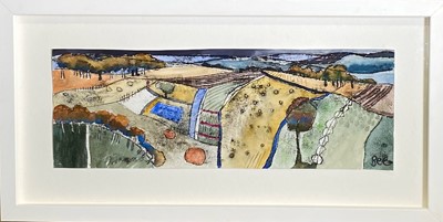 Lot 17 - Amanda BEE Rolling Fields, Wiltshire Mixed...
