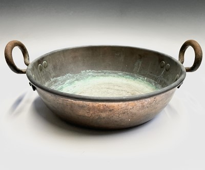 Lot 226 - A late 19th/early 20th century copper twin...