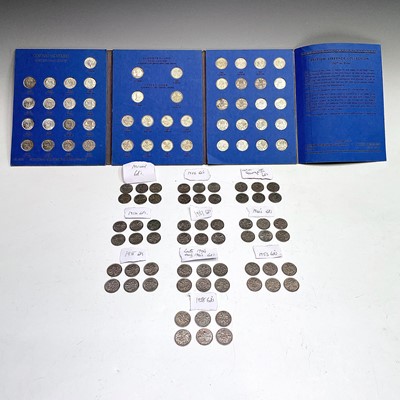 Lot 29N - GB Sixpence coins - Whitmans Folder containing...