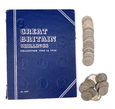 Lot 33J - GB Shillings - Whitmans Folder 1902-36....