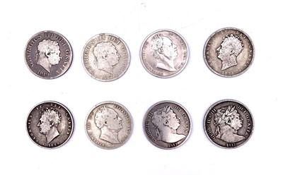 Lot 36D - GB Halfcrowns - George III and IV and William...