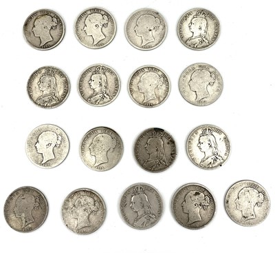 Lot 36E - GB Halfcrowns - Victoria Young Head and...