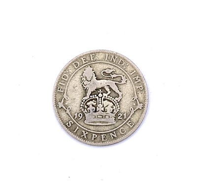Lot 29O - G.B. Sixpence coins in coin album sheets....