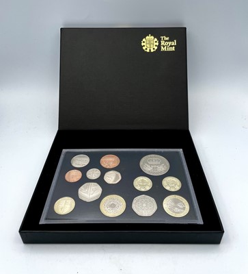 Lot 39M - 2010 UK Royal Mint 13 coin proof set in box of...