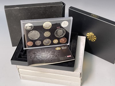 Lot 39O - 2005-2008 UK Royal Mint coin set all in boxes...