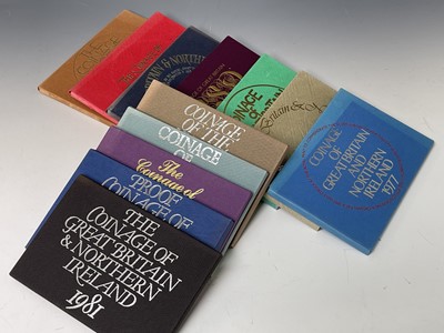 Lot 39P - 1970 and 1972-82 UK Royal Mint proof coin set...