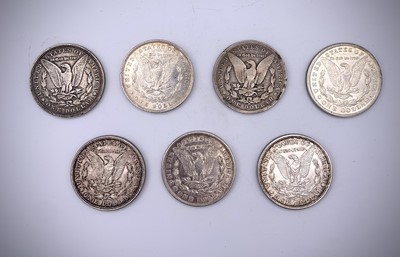 Lot 43H - America - USA - Morgan Dollars (x7)....