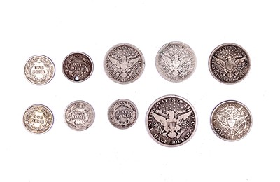 Lot 43K - America - USA Silver Seated Liberty and Libery...