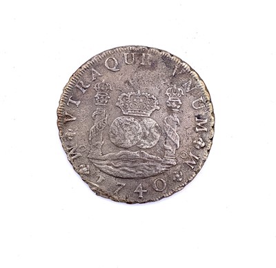 Lot 43W - Spain. A Spanish 8 Reales 1740 - probably a...