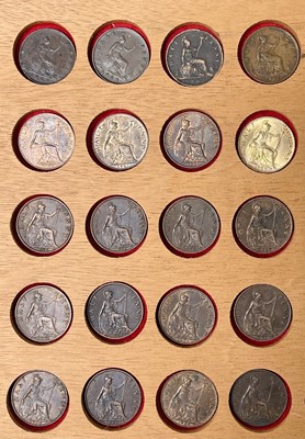 Lot 46C - Great Britain Half Pennies 1861 to 1903 -...