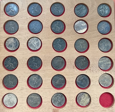 Lot 47B - Great Britain Pennies Queen Victoria Bun Head...