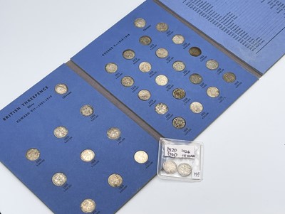Lot 49B - Silver Threepences: 1902 to 1944 with rare...