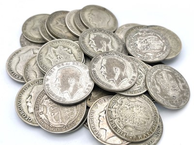 Lot 36O - Silver Halfcrowns pre 1947 King George V (x39)...