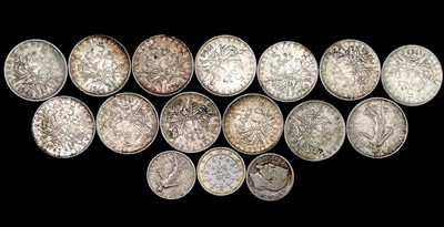 Lot 52 - France - Silver 0.835 purity 5 Franc Silver...