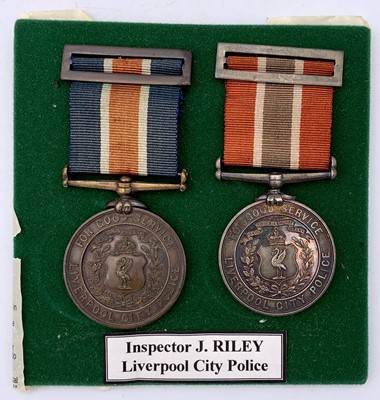 Lot 126 - Liverpool City Police Good Service Medal Pair....