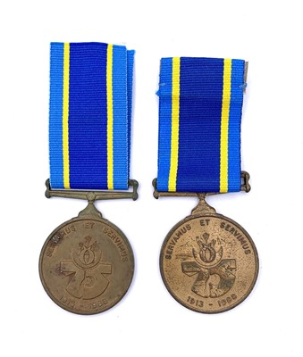 Lot 142 - South Africa Police 75th Anniversary Medal...