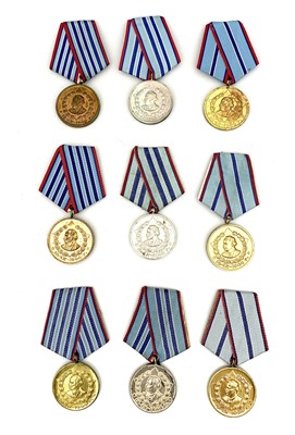 Lot 156 - Bulgarian Police - 15 Different Medals....