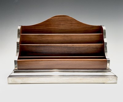Lot 59 - An impressive desk tidy by S J Rose & Son,...