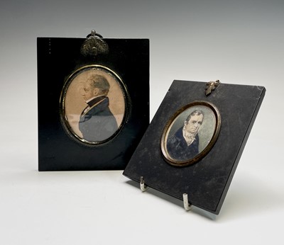 Lot 127 - Portrait miniature An early 19th century...