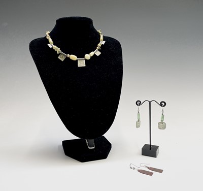 Lot 293 - Nancy Pickard jewellery - A necklace and two...