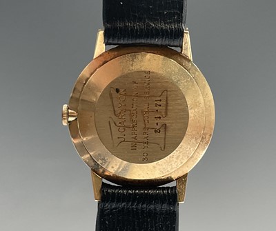 Lot 15 - A Holmans presentation gold watch by Astral...