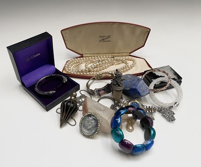 Lot 314 - Costume jewellery including a Swarovski bracelet