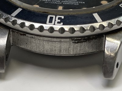Lot 16 - A Rolex stainless steel Submariner wristwatch...