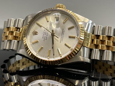 Lot 17 - A Stainless steel and 18ct yellow gold Rolex...