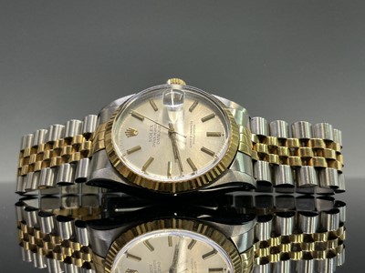 Lot 17 - A Stainless steel and 18ct yellow gold Rolex...