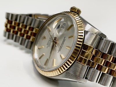 Lot 17 - A Stainless steel and 18ct yellow gold Rolex...