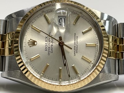 Lot 17 - A Stainless steel and 18ct yellow gold Rolex...