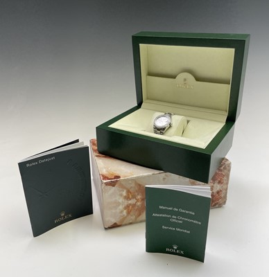 Lot 7 - A Rolex ladies Oyster Perpetual Datejust...